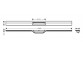 Внешний элемент odpływu Hansgrohe RainDrain Flex, 80cm, z możliwością przycięcia i для напольного монтажа - хром