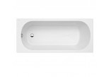 Ванна прямоугольная Roca Linea Slim, 170x70cm, акриловая, белая