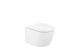 Раковина подвесная WC Roca Meridian Rimless Compacto, 48x36cm, bez kołnierza, белая