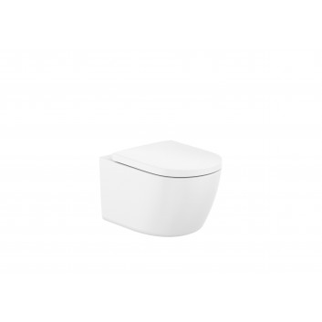 Раковина подвесная WC Roca Meridian Rimless Compacto, 48x36cm, bez kołnierza, белая