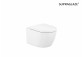 Раковина подвесная WC Roca Meridian Rimless Compacto, 48x36cm, bez kołnierza, белая