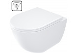 Раковина WC Deante Arnika 36x52 cm, spłukiwanie wirowe с крышкой с микролифтом bezkołnierzową - белая