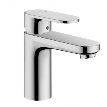 Смеситель для раковины Hansgrohe Vernis Blend однорычажный 70 с набором слива-перелива с гибкой подводкой - хром