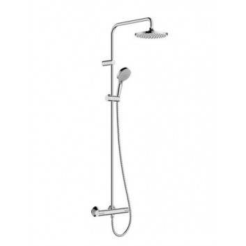 Душевой комплект Hansgrohe Vernis Blend 200 1jet EcoSmart с термостатом, для ванны - хром