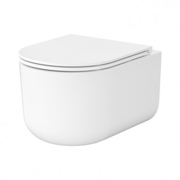 Набор Cersanit SET C250: Стеллаж Aqua 50 MECH QF + подвесной унитаз Zen By Cersanit Cleanon с крышкой с микролифтом