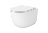 Набор Cersanit SET C951: Раковина WC подвесной Cersanit Intro Pro Oval Tornado 36x48,5 cm с сидением duroplastową Slim - белая