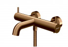 Смеситель ванна/душ Kohlman Axel Brushed Copper термостатическая, скрытая - szczotkowana медь