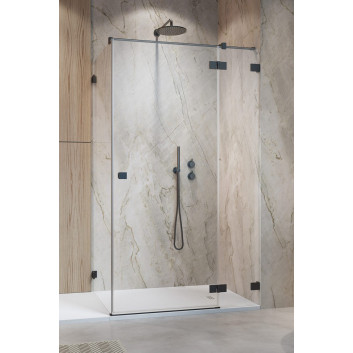 Часть правая кабины Radaway Essenza Pro Black PDD, 1000x2000mm, стекло бесцветное, золотой profil