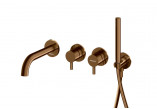 Смеситель для ванны Kohlman Axel Brushed Copper скрытая + dowolna лейка SP - szczotkowana медь