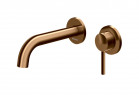 Смеситель для раковины Kohlman Axel Brushed Copper скрытая - szczotkowana медь