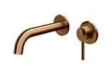 Смеситель для раковины Kohlman Axel Brushed Copper скрытая - szczotkowana медь