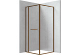 Душевая кабина Deante Square квадратная 90x90 cm - стекло бесцветное, profil бронзовое напыление