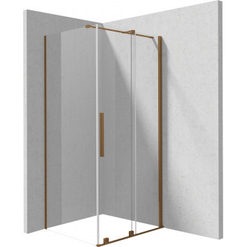 Душевая кабина Deante Square квадратная 90x90 cm - стекло бесцветное, profil бронзовое напыление