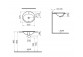 Накладная раковина Vitra ARCHIPLAN 60x38 cm, без перелива - белая