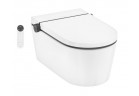 Подвесной унитаз WC Hansgrohe LavaPura Element S z funkcją bidetu AquaHelix Flush, SmartClean, HygieneEffect - белая