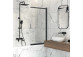 Перегородка для душа Deante Prozma walk-in 80x195 cm - стекло прозрачные, profil хромированная сталь