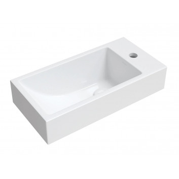 Накладная раковина Omnires Marble+ 59x31cm белый глянец MaltaBP- sanitbuy.pl