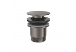 Перелив для раковины Tres, click-clack, 63mm, 24-K золото матовое