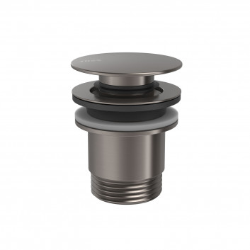 Перелив для раковины Tres, click-clack, 63mm, 24-K золото матовое