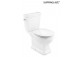 Раковина WC Roca Carmen Rimless do kompaktu 67x37cm перелив двойной, белый- sanitbuy.pl