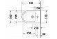 Биде подвесное Duravit D-Neo, 54x37cm, крепление Durafix - белая полуматовыйowa