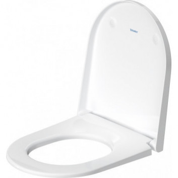 Сидение для туалета Duravit D-Neo, с микролифтом, петли stalowe - белая полуматовыйowa