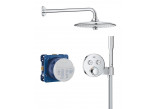 Душевой гарнитур скрытый Grohe Grohterm SmartControl Rainshower 310 SmartActive , Сталь Szczotkowana
