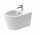 Биде подвесное Duravit ME by Starck 37x48 cm z переливом, с отверстиями под смеситель, DuraShield - белый
