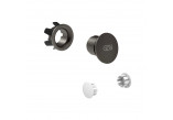Душевая лейка Gessi Origini regulowana, с плёнкой antywapienną - Black Metal Brushed PVD