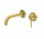 Смеситель для раковины Kohlman Axel Brushed Gold, подвесная - szczotkowane золото