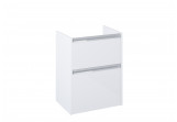 Шкафчик для ванной Roca Gap Pro 60 cm с 2 ящиками (do kompletacji с раковиной Gap или blatem) - белый глянец