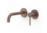 Element настенный do podtynkowego korpusu baterii umywalkowe TRES STUDY, излив 237mm, чёрный матовая