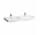 Раковина прямоугольная подвесная Laufen Pro S 120 x 46,5 cm двойная, без отверстия под смеситель, z переливом - белая