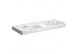 Раковина Geberit Smyle Square 55x44 cm, z переливом, с отверстием na baterie, с плёнкой KeraTect - белая