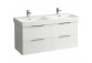 Раковина подвесная Laufen Pro S 55 x 38 cm, белая, отверстие под смеситель по середине, шлифованный низ