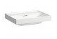 Раковина подвесная Laufen Pro S 55 x 38 cm, белая, отверстие под смеситель по середине, шлифованный низ