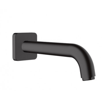 Смеситель для раковины Hansgrohe Vernis Shape однорычажный, с изливом 20,7 cm, подвесная, скрытая - чёрный мат.