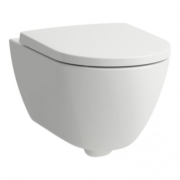 Раковина WC Laufen Pro подвесной, 36,5 x 53 cm, Rimless, с плёнкой Clean Coat - белая