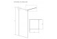 Душевая кабина Radaway Modo X II 110, przejrzysta, 1085-1095x2000mm
