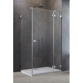 Двери wnękowe Radaway Essenza 8 DWJ, правые 110 cm, высота 200 cm, стекло бесцветное 8 mm, profil хром