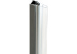 Перегородка для душа Deante Prizma walk-in 120x195 cm - стекло бесцветное, profil titanium