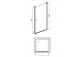 Душевая кабина Deante Square квадратная 90x90 cm - стекло бесцветное, profil бронзовое напыление