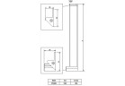 KERRIA PLUS - Profil do двери wnękowych systemu Kerria Plus - хром - KTS_000X
