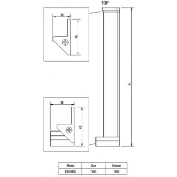 Душевая кабина Deante Square квадратная 90x90 cm - стекло бесцветное, profil бронзовое напыление