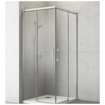 Душевая кабина стекло бесцветное хром 90x80cm Radaway Idea KDD- sanitbuy.pl
