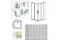 Душевая кабина стекло бесцветное хром 90x80cm Radaway Idea KDD- sanitbuy.pl