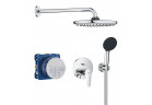 Душевой гарнитур скрытый Grohe Start Edge с верхним душем Vitalio Start 250 - хром