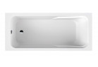 Ванна прямоугольная Sanplast WP/MO 80x170+STW biew - белая
