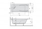 Ванна Sanplast WP/FREE 70x120+ST25 прямоугольная