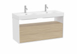 Шкафчик для ванной Roca Gap Pro 60 cm с 2 ящиками (do kompletacji с раковиной Gap или blatem) - белый глянец
